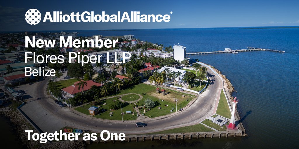 AlliottGlobal's tweet photo. @AlliottGlobal has appointed Flores Piper LLP as its sole law firm representative in Belize, Central America.  We are delighted to welcome Wayne Piper, Oneyda K. Flores and team. Read more https://t.co/8RC7fX2TPM #law firm #Belize #TogetherasOne. 🇧🇿 https://t.co/pVLfc1lB3O