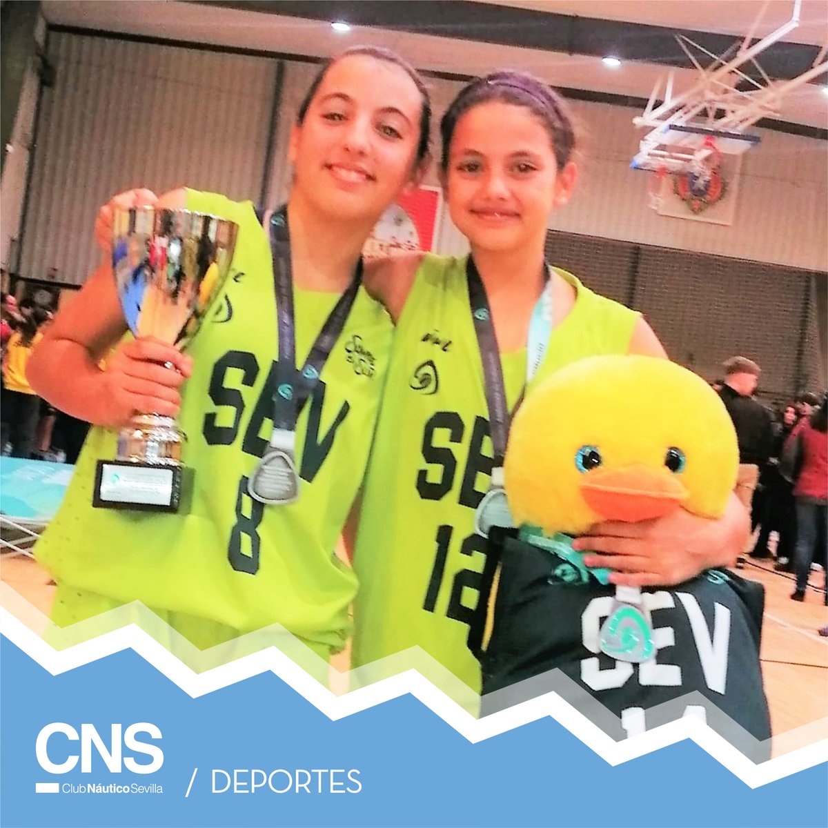 CNauticoSevilla's tweet photo. 🏀 Campeonato de Andalucía de selecciones provinciales minibasket 🏀

Subtítulo regional en Córdoba con la selección sevillana para las jugadoras del Club Náutico Marina Picazo y Julia Chacón.

#somosnáutico #clubnáutico

👉Más información en https://t.co/UrAokYRa6d https://t.co/PGUhBZEDYW