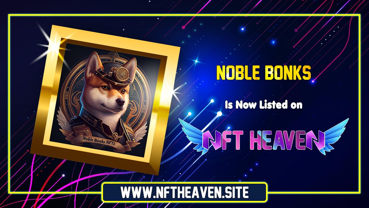 NftHeavenSite's tweet photo. Welcome 🎊@NobleBonksNFT🎊

https://t.co/glfXJKj34L

❤️ Like &amp; Retweet. Promote this to other people!

✅Pro tip: Ask your community to vote and get discovered by more people! 😉
🛡️Always DYOR

#NFTLAUNCH #NFTDROPS #NFTCommunity #NFTs #nftcollector #NFTcollection #nftcollectors https://t.co/x7U0bC0ZhX