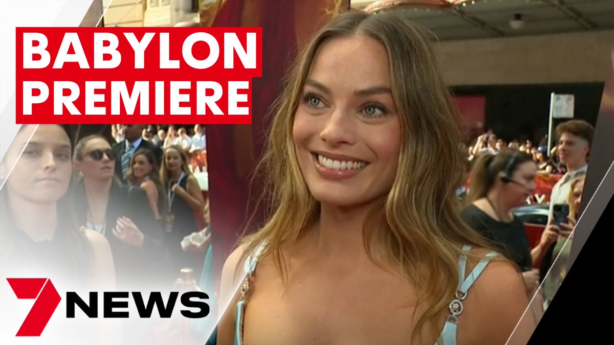 Australian actress Margot Robbie is in Sydney for the premiere of her latest movie Babylon. Written and directed by Damien Chazelle, Babylon is set in the late 1920s, early 1930s. 7NEWS’ @amberlaidler7 spoke with the stars on the red carpet. youtu.be/Jd-fB2Qny3w #7NEWS