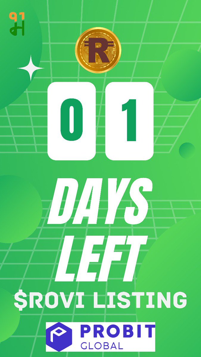 rovi_protocol's tweet photo. Less than 24 hrs to go for #ROVItoken listing https://t.co/JhrXKfwTZf