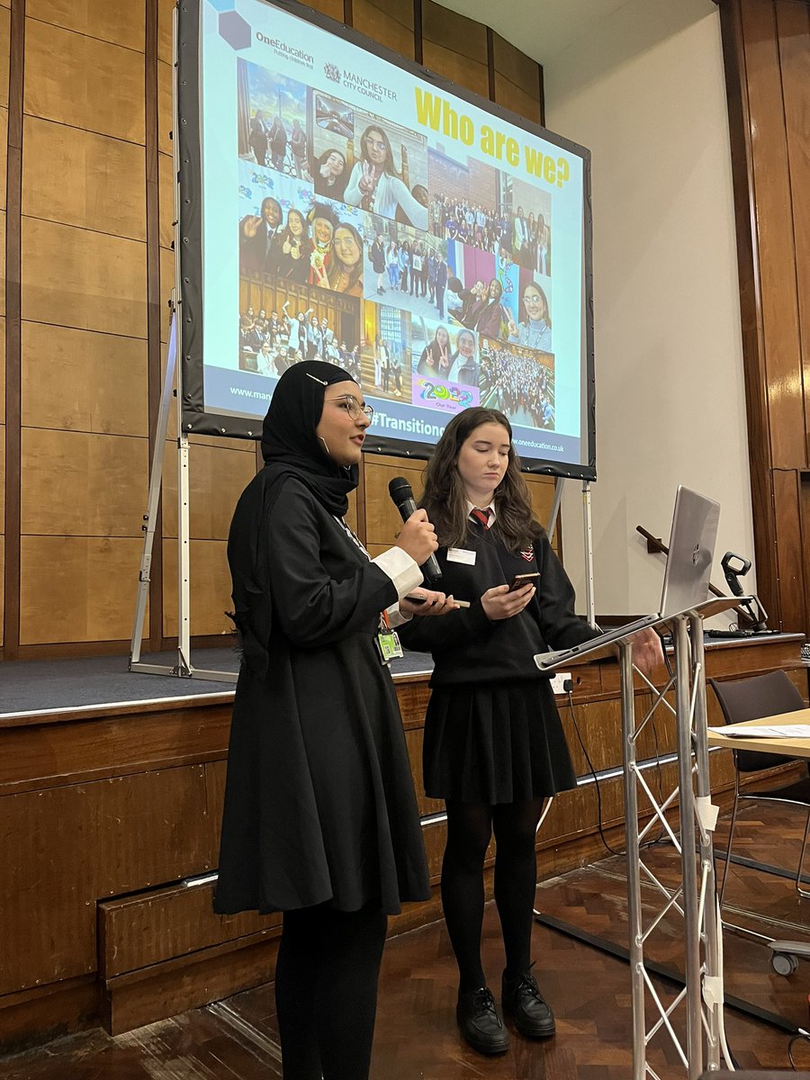 Daanya and Virginia from <a href="/mycthehive/">MYC The HIVE</a> share their own experience with school transition.

It is insightful hearing these wonderful pupils discuss their expectations, their feelings, realistic situations, opportunities and the importance of teacher relationships.

#TransitionConf23
