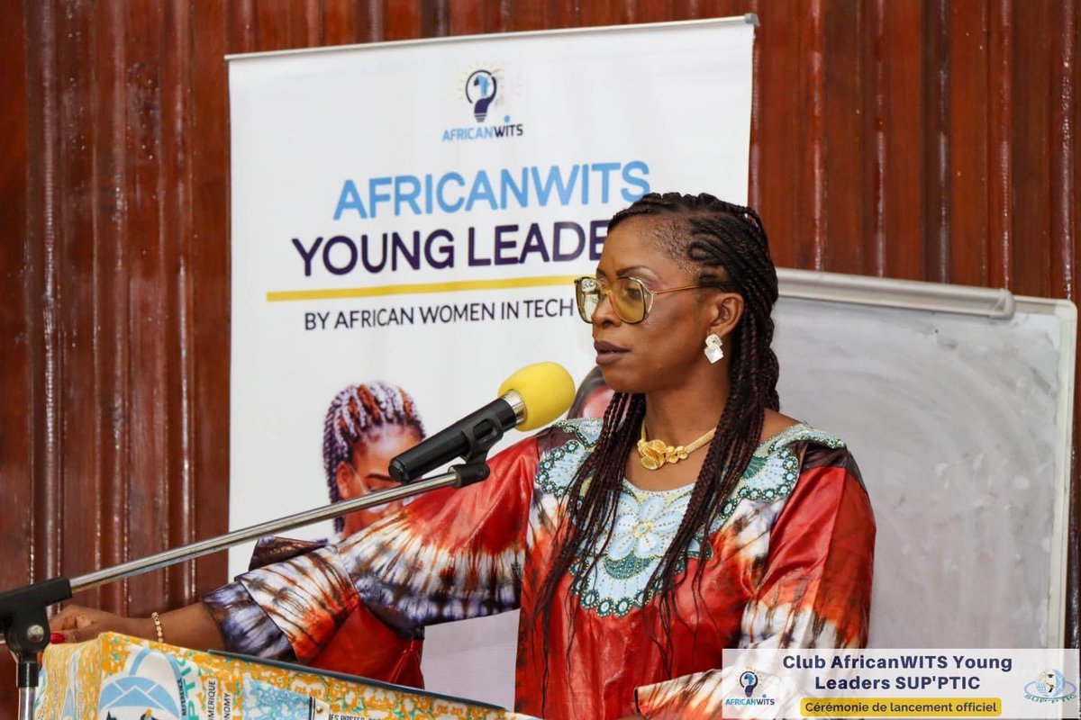 AfricanWITS's tweet photo. - Mme MUTLEN Pauline Catherine Epse BIKAY , Directrice des Infrastructures, des Equipements et des Réseaux Postaux (DIER) Ministére des Postes et Télécommunications
#AfricanWits
#Africanwitsyoungleaders
#Supptic
#AWYL
#lancementofficiel
#association
#Cameroun
#Shapethefuture https://t.co/Ic04BjYNzh