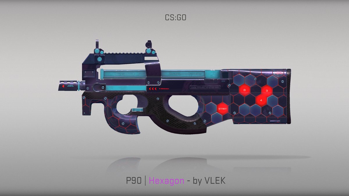 vlek_artist's tweet photo. New skin for CS:GO - P90 | Hex a Gone!
#VLEK https://t.co/0DQKQc9NLo https://t.co/rH9GFCGBYD