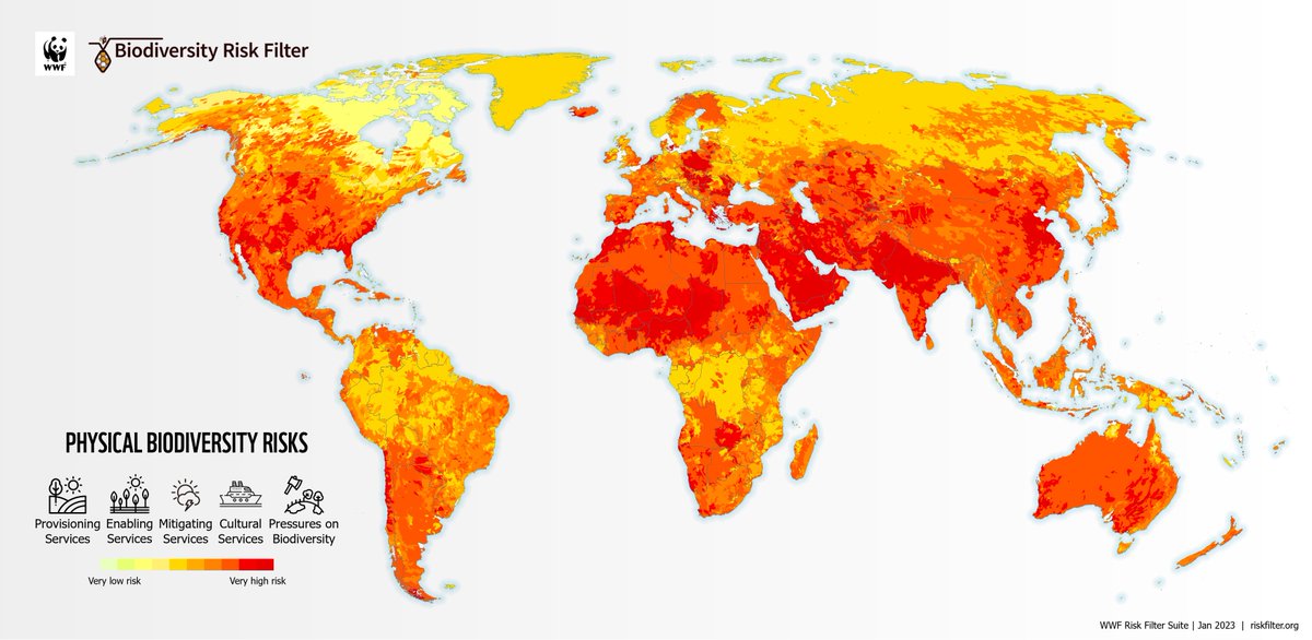WWFLeadFinance's tweet photo. 🚨Collaborating with leading data providers and building on the successful #WaterRiskFilter, @WWF today launches the new🌱#BiodiversityRiskFilter🦎to help business &amp; #finance address #biodiversity risk.

🌍https://t.co/pNkViT29UW
🐦@WWFRiskFilter

#NaturePositive #GreeningFinance https://t.co/NSOaCqGAE4