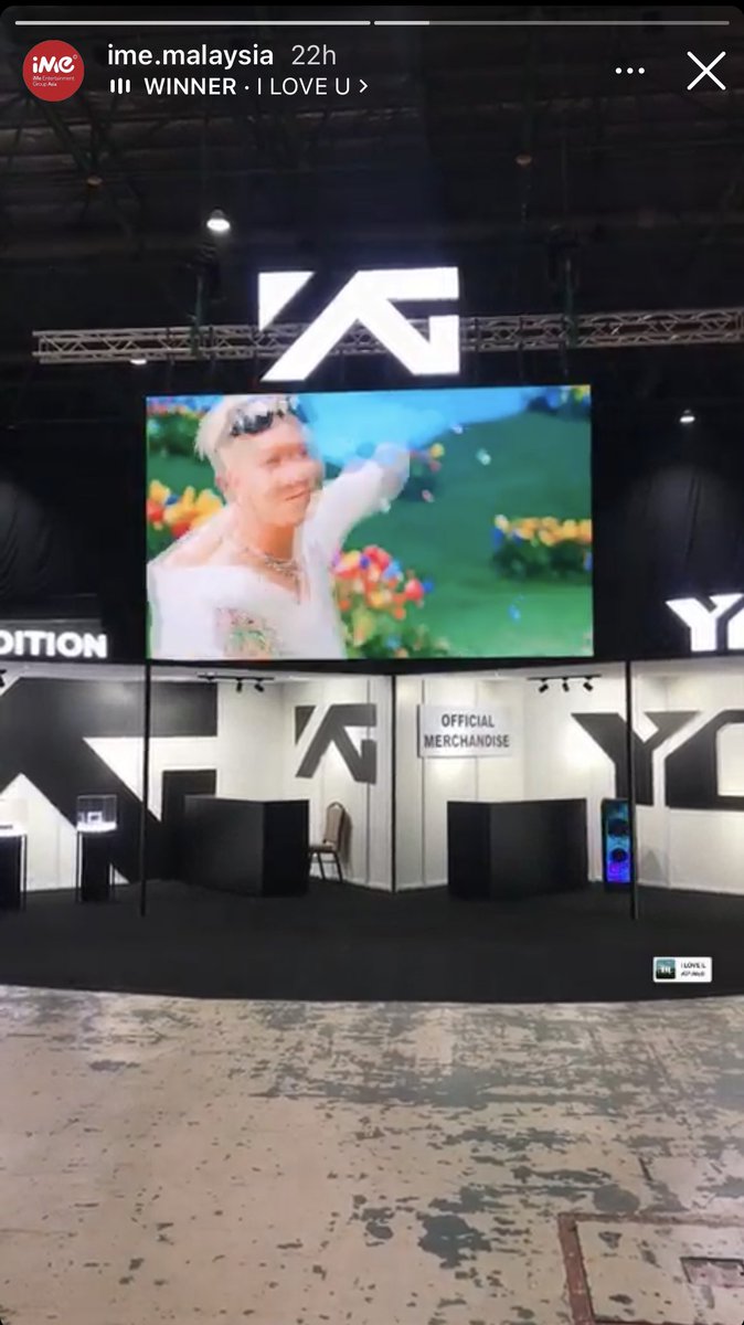 Ohh they played i love u mv on melosaga event yesterday