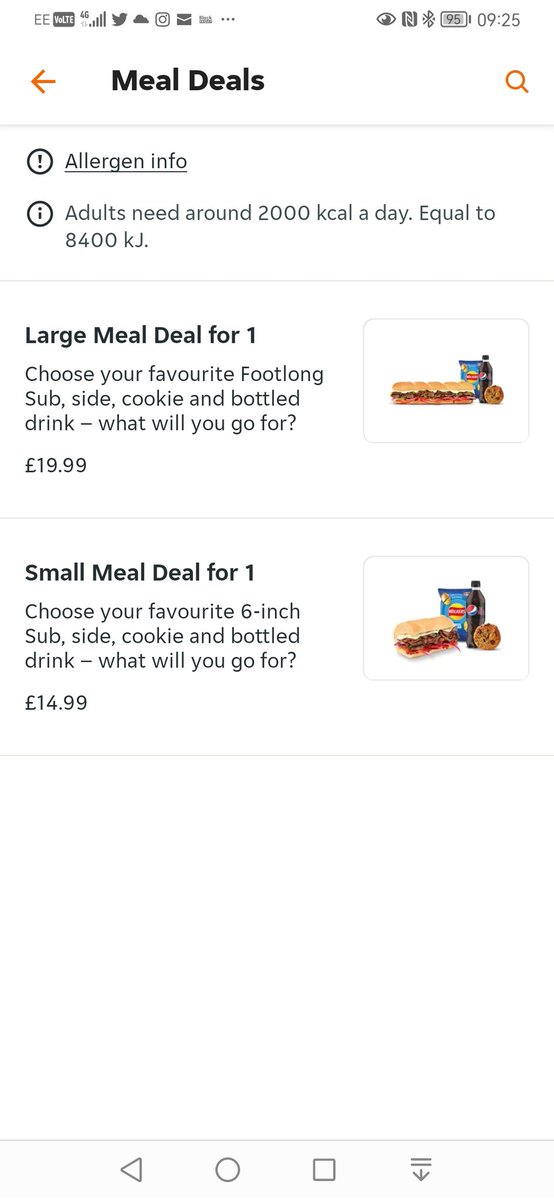 Butlerific's tweet photo. @SubwayUK this is a joke how can you justify £20 for a sandwich? https://t.co/T0EdqJqN8h