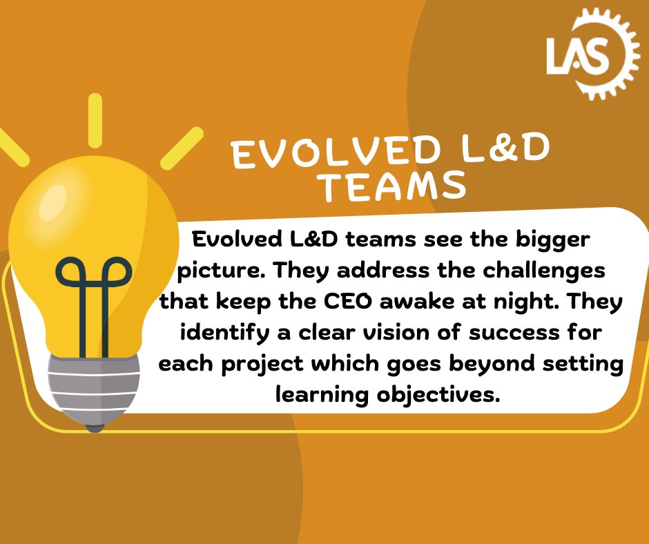 LASLearning's tweet image. Take your L&amp;amp;D team to the next level and make your organisation more agile, competitive and future fit.
las-hq.com/evolution 

#LASLearningEvolution #NewYearNewSkills #SuperchargeSkills #skillsloading #learninganddevelopment #LAS #skillsdevelopment #learningneverstops #future