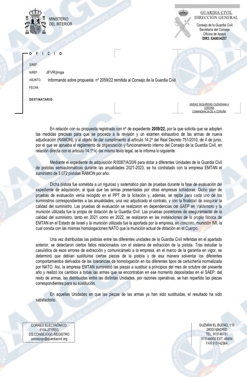 AUGC Guardia Civil 🇪🇸 tweet media