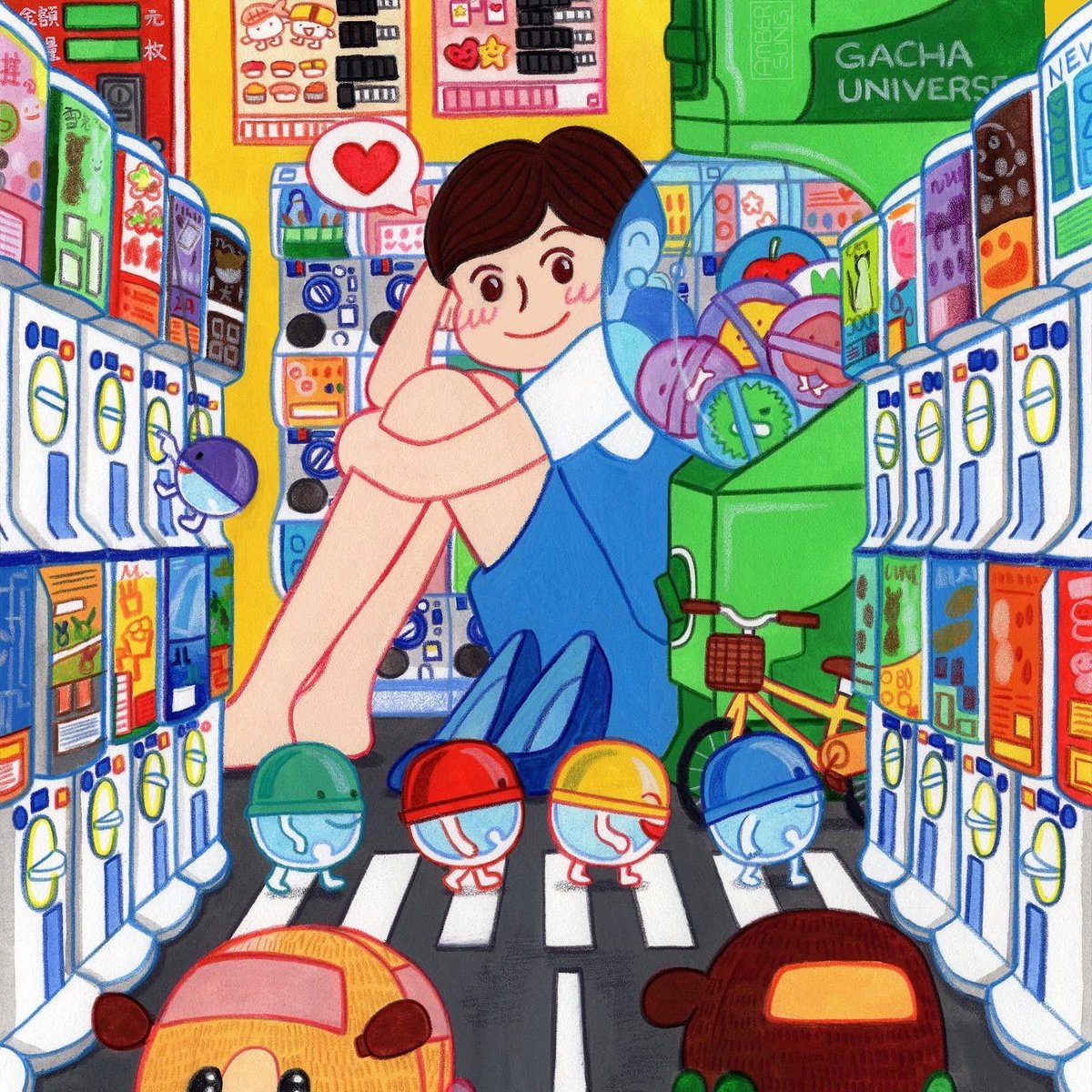 ambersungart's tweet photo. Some details of the fuchiko piece!
#illustration #fuchiko #gacha #PUIPUIモルカー https://t.co/0mMWb2Ymsq