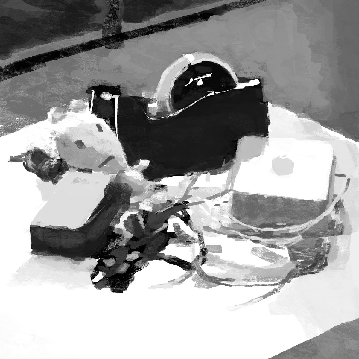 NoritakaKoizumi's tweet photo. still life paint
1.0h
　
#painting #stilllifepainting #digitalpainting #sketch #lifedrawing #sketchbook #doodle #art #visdev #visdevart #visdevartist #visualdevelopement #visualdevelopmentartist #トン活 https://t.co/slm7G8bGgA