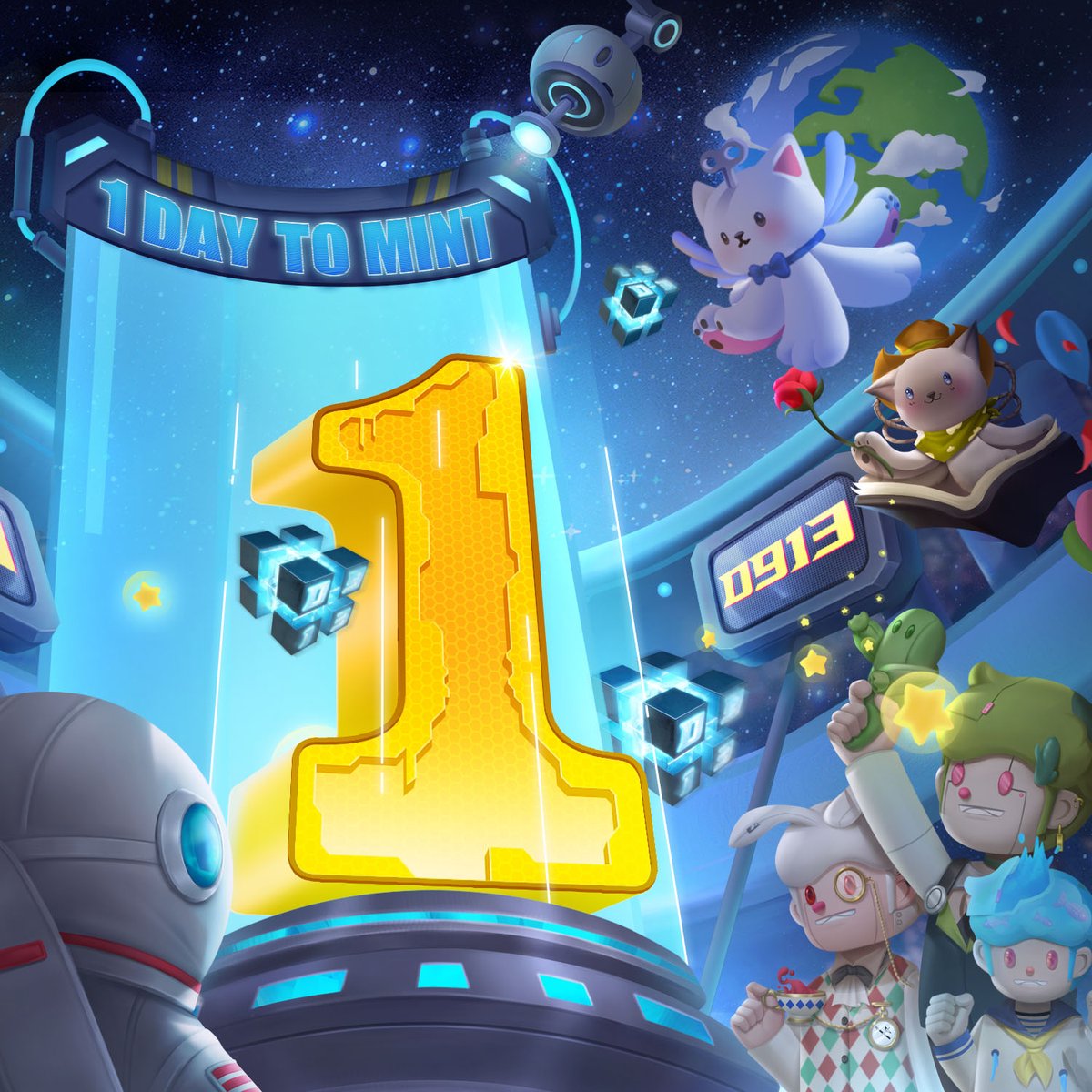 0913_ErrorCode's tweet image. ⏰ONLY 1 DAY TO GO⏰
0913WL MINT will begin very soon! We will announce the official mint sites tomorrow! LFG🚀
(⚠️DON'T TRUST ANY SITES OTHER THAN THE OFFICIAL ONES! THEY ARE ALL SCAMS!)
#0913ErrorCode #NFTs #mint