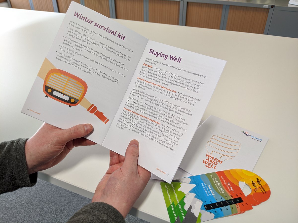 Brrr it's cold outside! ❄️ Look our for older relatives, friends and neighbours during this cold snap - your offer of help could make all the difference. Advice on staying warm and well this winter is available at age.scot/energy or through our 0800 12 44 222 helpline.