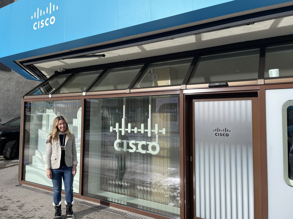 Good morning Davos #wef23 Grateful to be here and looking forward to the week ahead! #wearecisco