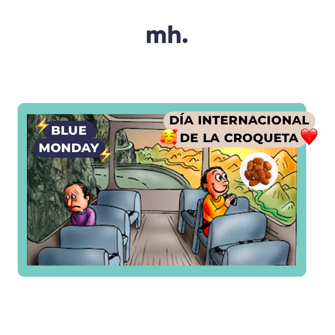 ¿#BlueMonday o #DíaInternacionaldelacroqueta? 🤔

Nosotros lo tenemos claro.
