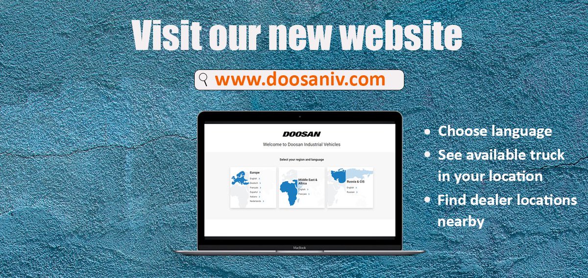 Our new website is ready for EMEA. You can easily find models available per region and contact dealers nearby only in a few clicks. Visit doosaniv.com now!
#doosan #doosanforklift #doosanforklifts #forklift #forklifts #materialhandling #warehouse #logistics