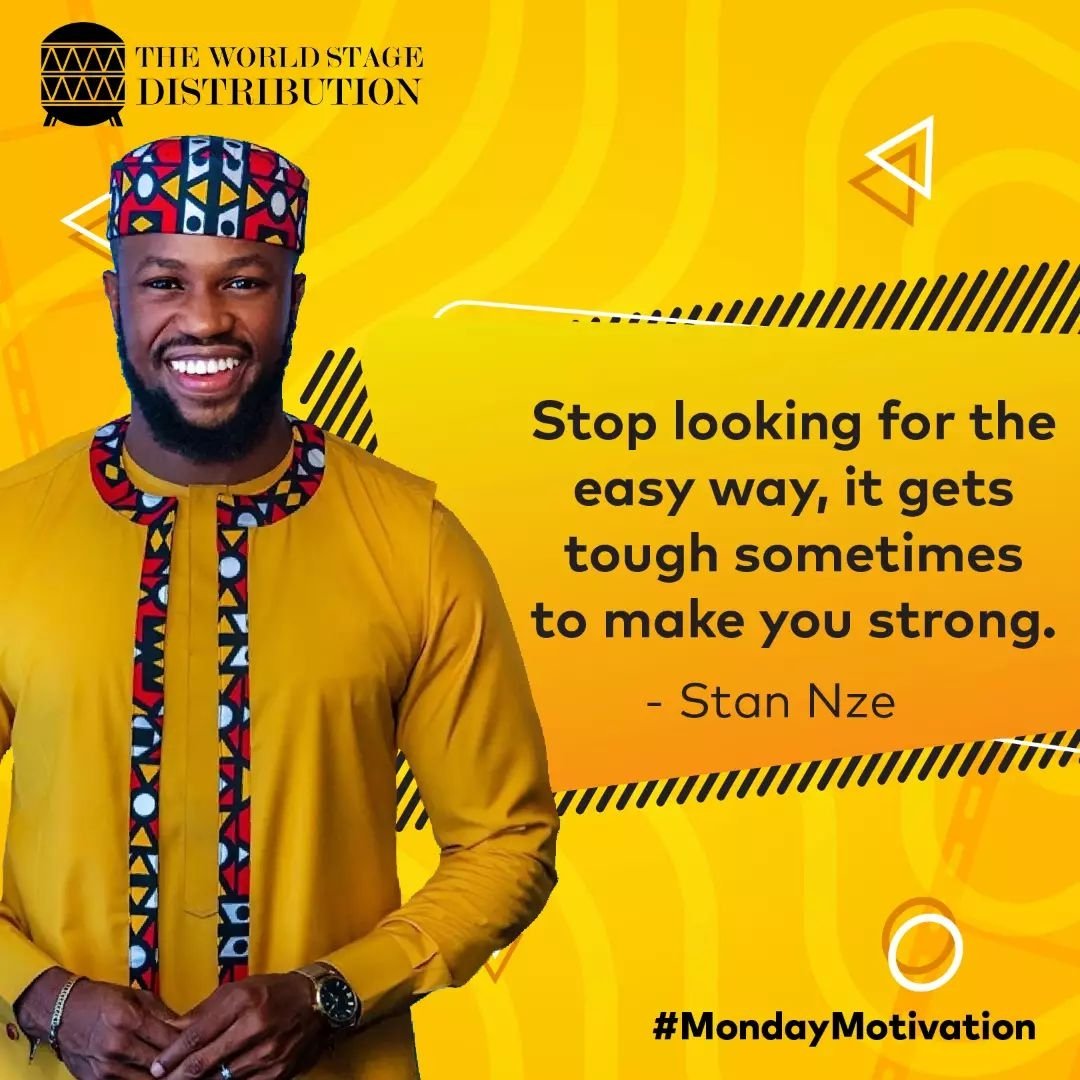 This new year, we are avoiding shortcuts like a pl*gue. We are ready to put the work in this week. Are you? 😎🍿

#twsdistribution #mondaymotivation #stannzequotes #tws #africanmovies #nigerian #filmdistributor #nigerianmovies #nollywood #lagos #moviedistribution #productionlife