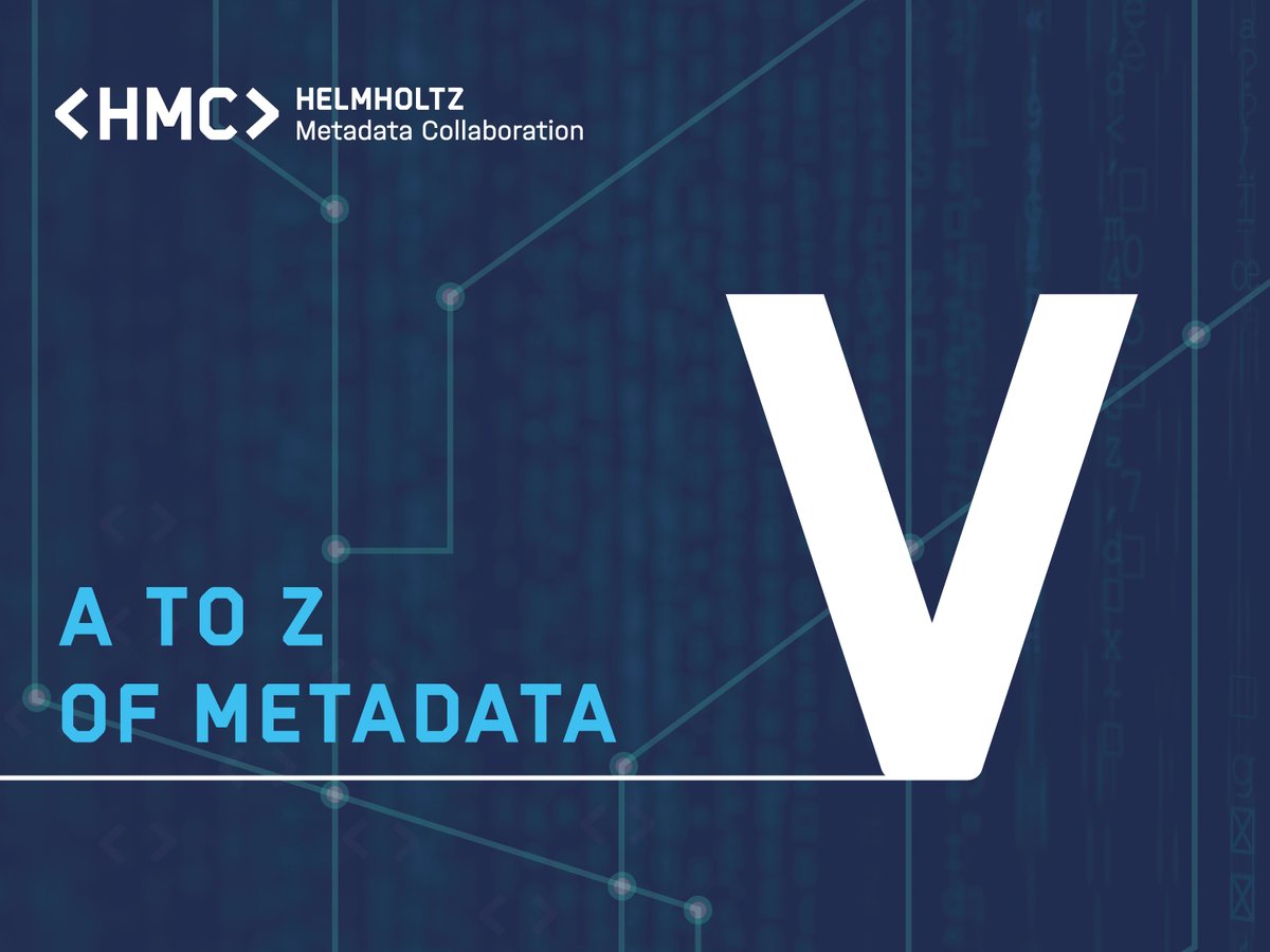 #AtoZofFAIR (V): Version control is a versatile way of verifying all changes to software and files. This is valuable when validating your work. Did you try using #Git? 
#metadatamatters