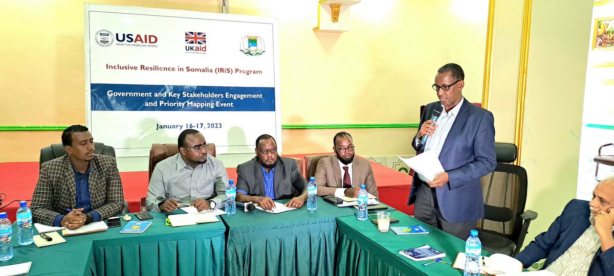 IRiS_Program's tweet image. #IRiS team are in #Jubaland State of #Somalia to engage and listen to the priorities of government line ministries, including the Ministry of Planning, Agriculture, Livestock, and Fisheries.
#localization #Communityownership