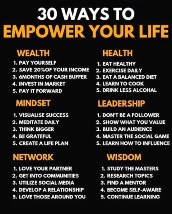 CadioArena's tweet photo. The following seven tips can help you achieve self-empowerment. https://t.co/bDdc5sH5av