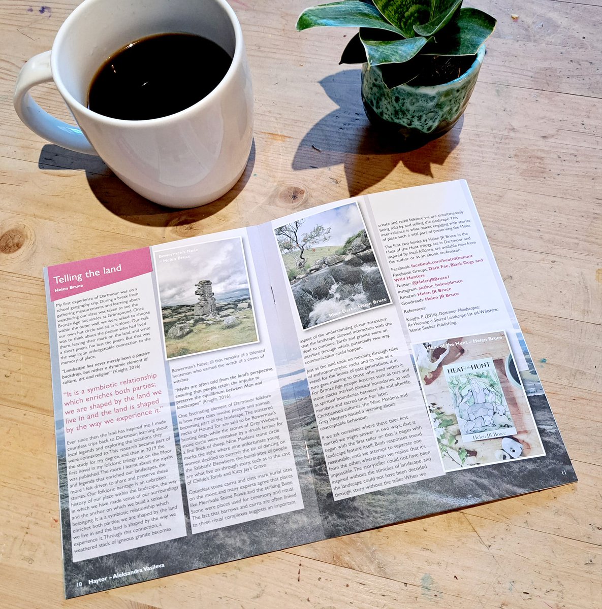 HelenJRBruce1's tweet image. Just received my contributor copy of #DartmoorMatters from the @DartmoorDPA.

In my article 'Telling the Land' I consider the preservation of #folklore as an essential part of #preserving #landscape 

Do you agree?

#Dartmoor #SacredLandscape