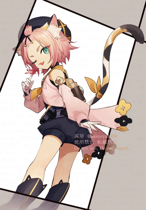 #原神獣耳?女子 