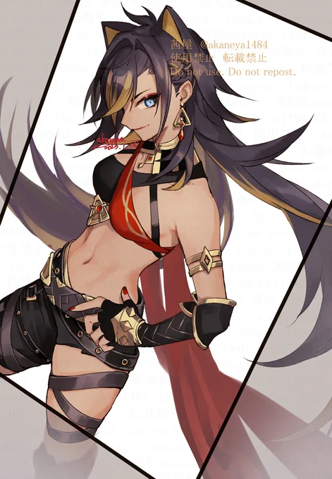 #原神獣耳?女子 