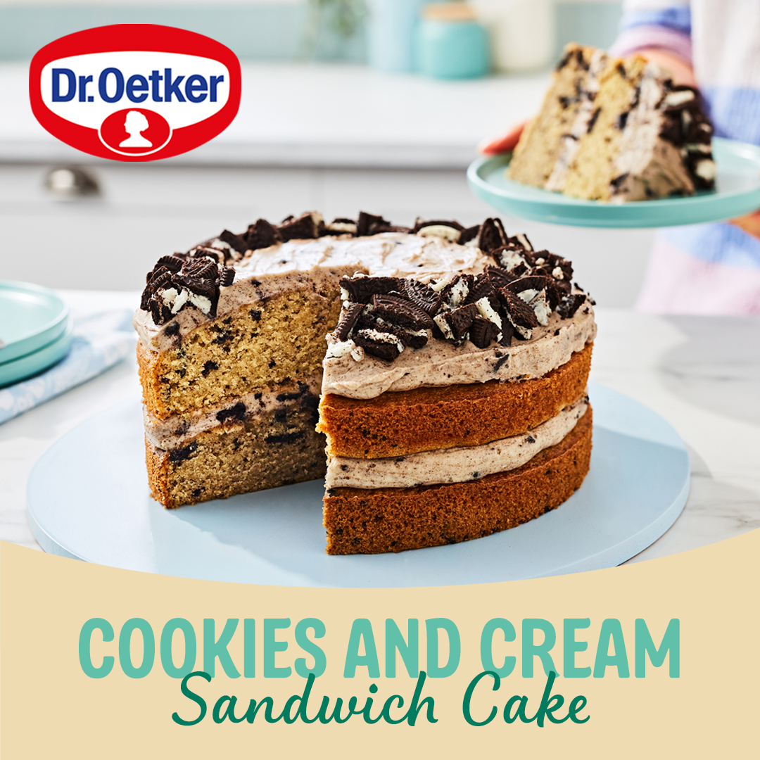 #BrewMonday is here!☕A little cake, cuppa and catch up with someone we care about can make a huge difference to their day. So let’s whip up a treat in the kitchen and connect with a loved one💚🍰

Cookies and Cream Cake recipe: bit.ly/3ZtduHA

#LittleMakesABigDifference