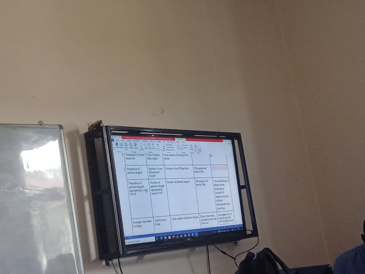 MUST_EM's tweet photo. Happening now!! QI meeting with Emergency Medicine Department - MUST and Emergency DEPARTMENT - MRRH.
#improvingemergencycarethruQI 
#betterpatientoutcomes
#betterpatientcare
#MUSTEM
#Emergencymedicine https://t.co/Sf70yYlz1U