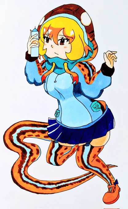  さんのサンフランシスコガータースネークちゃんことサフランちゃんをお借りしました! 
