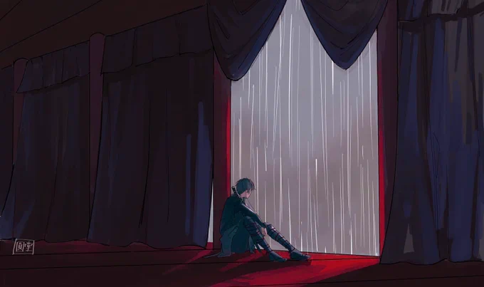 雨宿り 