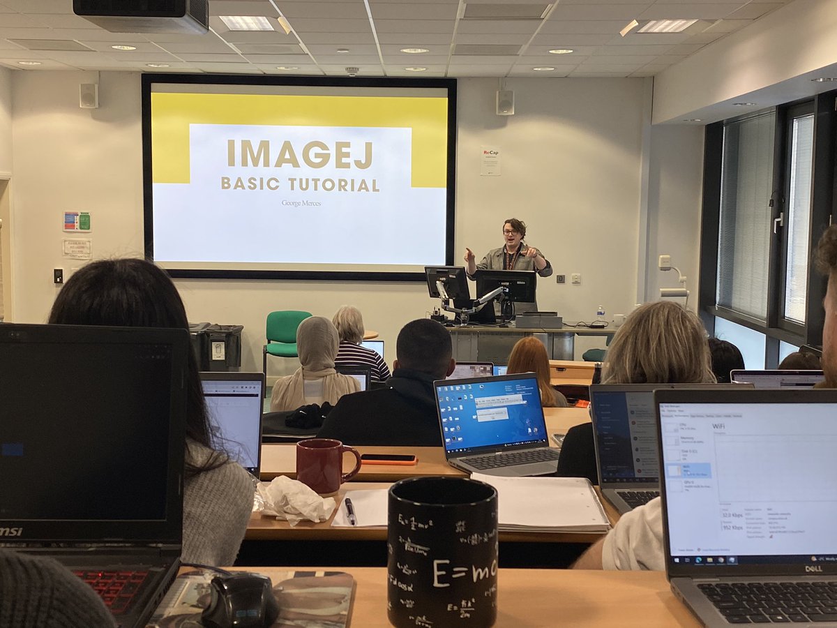 And the ImageJ Workshop is under way! Fantastic turnout here at the Centre for Life. @bioImaging_NCL @scienceatlife @MercesGeorge
