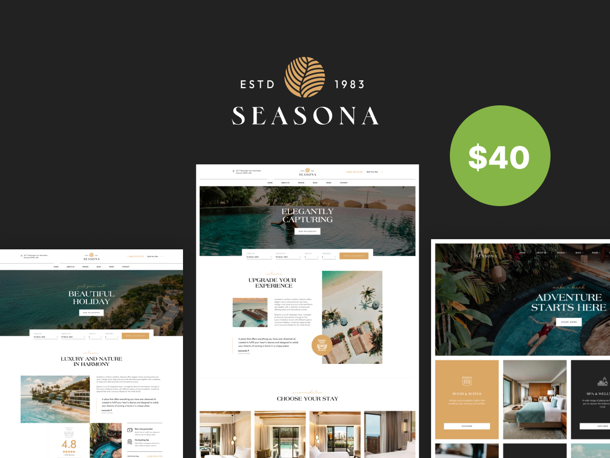 pavothemes's tweet photo. 🎉[𝟑𝟎% 𝐎𝐅𝐅] Modern &amp; Responsive #Accommodation Booking #WordPress Theme for #TravelAgency🎉

Seasona- Hotel &amp; Resort Booking WordPress Theme
👉https://t.co/DkK7cDuYaE

#hotelbooking #website #webdesign https://t.co/G4gTFyLYcQ