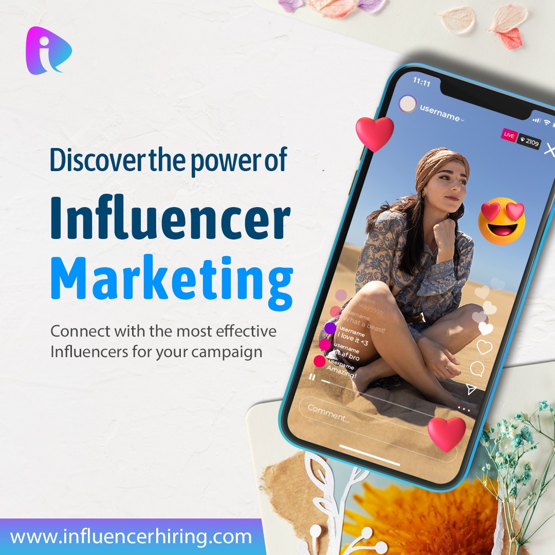 Discover the power of Influencer Marketing

Connect with the most effective Influencers for your campaign
Visit : influencerhiring.com

#influencer #marketingstrategy #influencerlife #brandingdesign #digitalinfluencer #influencerblogger #influencermarketing #influencerhiring