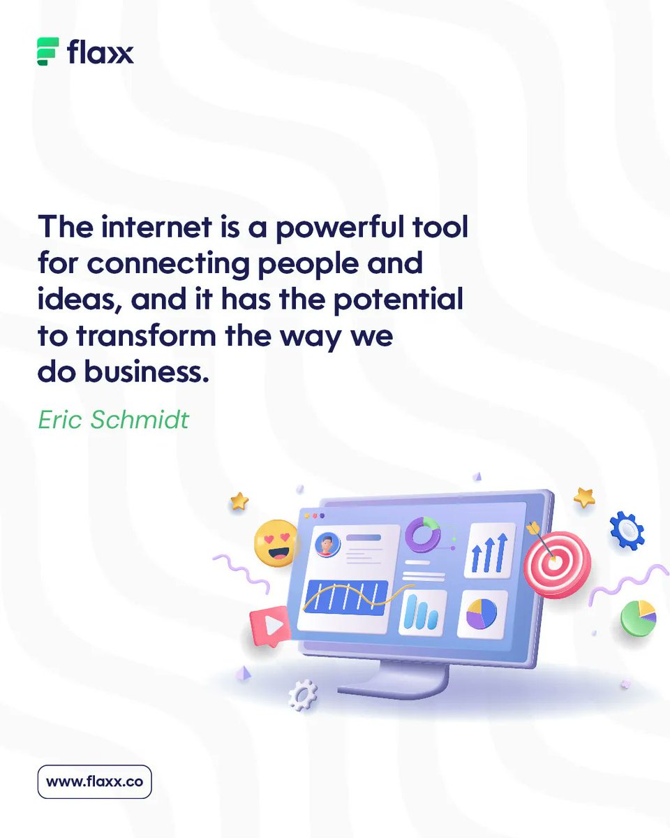 flaxxfinance's tweet photo. The internet is not just a luxury, it's a necessity for connecting and growing in the modern business world. #mondayquote #GetPaidWithFlaxx #Flaxx #internet #finance #freelancers #payment https://t.co/m3iH3ksiSH