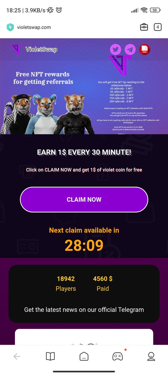 theodankz's tweet photo. Free Airdrop and NFT
https://t.co/e7gavI7rwK
#Airdrop
#Airdrops #violetswap https://t.co/GUxudKfmIU
