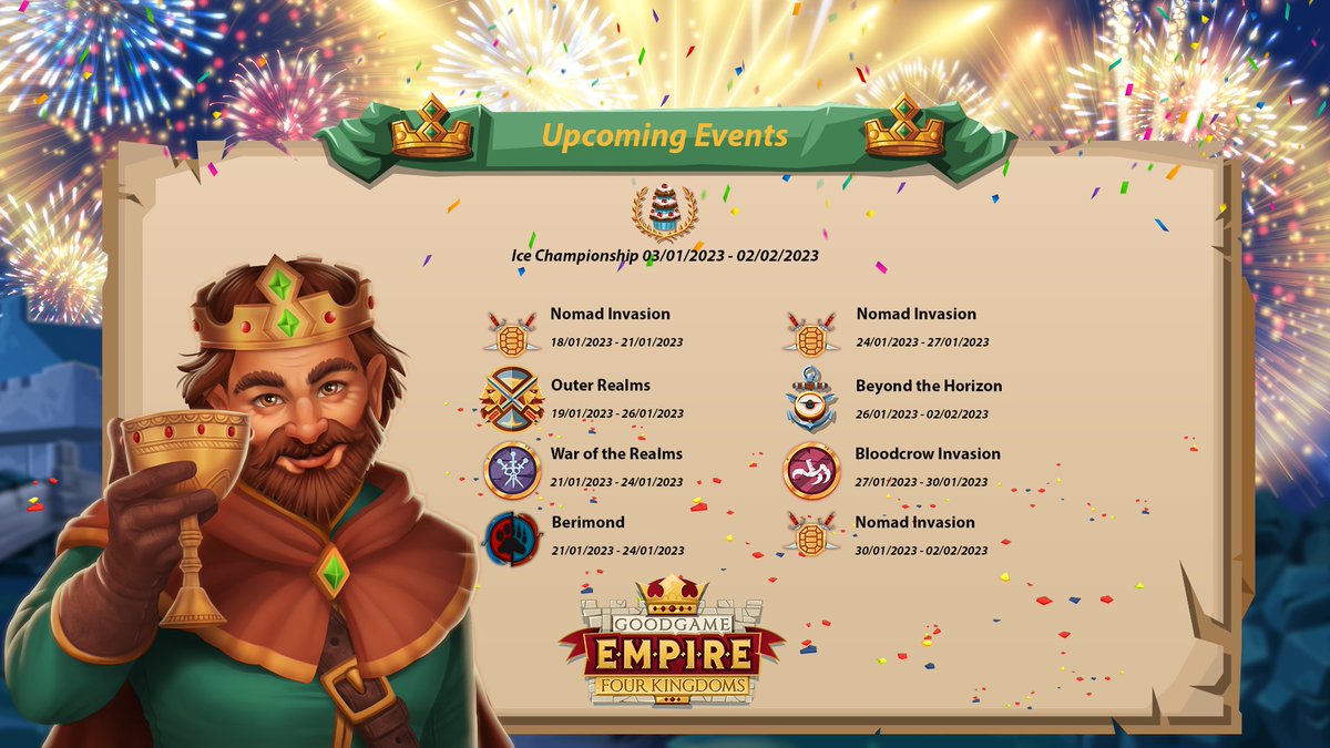 GGE4K's tweet photo. The #E4K Event Plan for the second half of January is now available! https://t.co/W4dYB0GQQe
