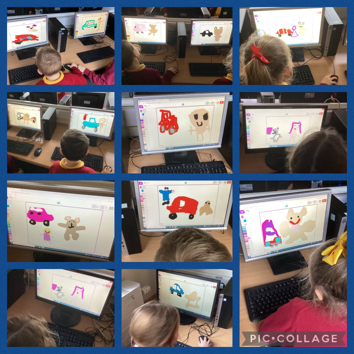 FRISroom5's tweet photo. We illustrated some popular children’s toys in our computing session. We showed a toy car, teddy and a doll or an action figure. #FRIScomputing #FRIShistory https://t.co/nAqO658oGc