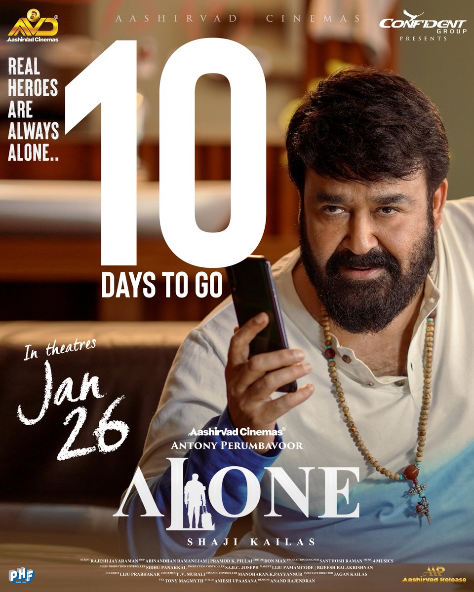 Alone (2023)

#ShajiKailas @antonypbvr @aashirvadcine #Alone