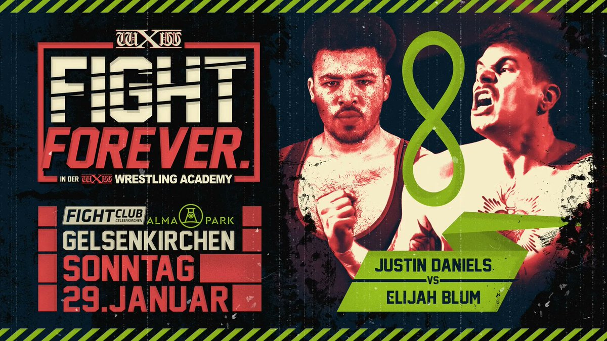 wXwGermany's tweet photo. Weitere Matches für #wXwFightForever am 29. Januar, 16 Uhr in der Wrestling Academy im Fight Club Gelsenkirchen im Alma Park.

-Women's Champion @InkAliss vs @ahurasexy
-@JustinDaniels03 vs Elijah Blum
-@MassimoPesca vs @DelaRosaMaria0

Tickets ab 13,41€: https://t.co/hq8FxOtVG0 https://t.co/BbIUOv796j