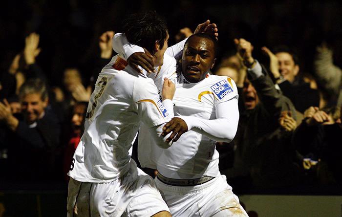 HWFCOfficial's tweet photo. 1️⃣5️⃣ YEARS AGO!

On this day in 2008, we beat @SwansOfficial 4-2 in a @EmiratesFACup third round replay, sending us to Anfield to face @LFC!🤩

#HWFC https://t.co/cB0g5M8Jgf