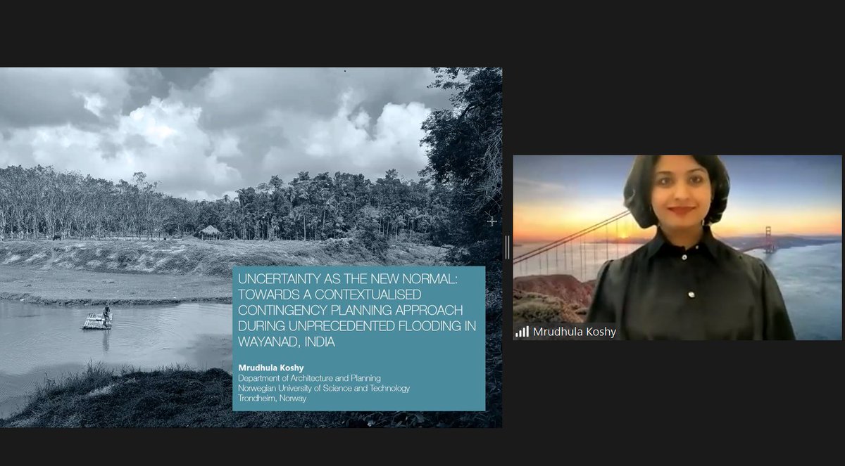 Had a fantastic morning listening to <a href="/MrudhulaKoshy/">Mrudhula Koshy</a>'s brilliant pre-defence. I highly recommend checking out her research if you're into urban planning / flood resilience!