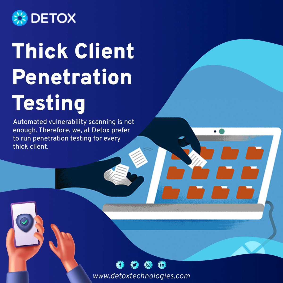detox_tech's tweet photo. Thick Client Penetration Testing

Call:- +91 9711761704 |+1 347 491 3825 | +44 2081231516
Email:- info@detoxtechnologies.com
Visit:- https://t.co/1P6UhkF5qw

#cybersecurity #cyberattack #Cyber #cybermonday #cybersafety #businessowner #detoxtechnologies #IoT #InternetOfThings https://t.co/PhjeXZDEEs
