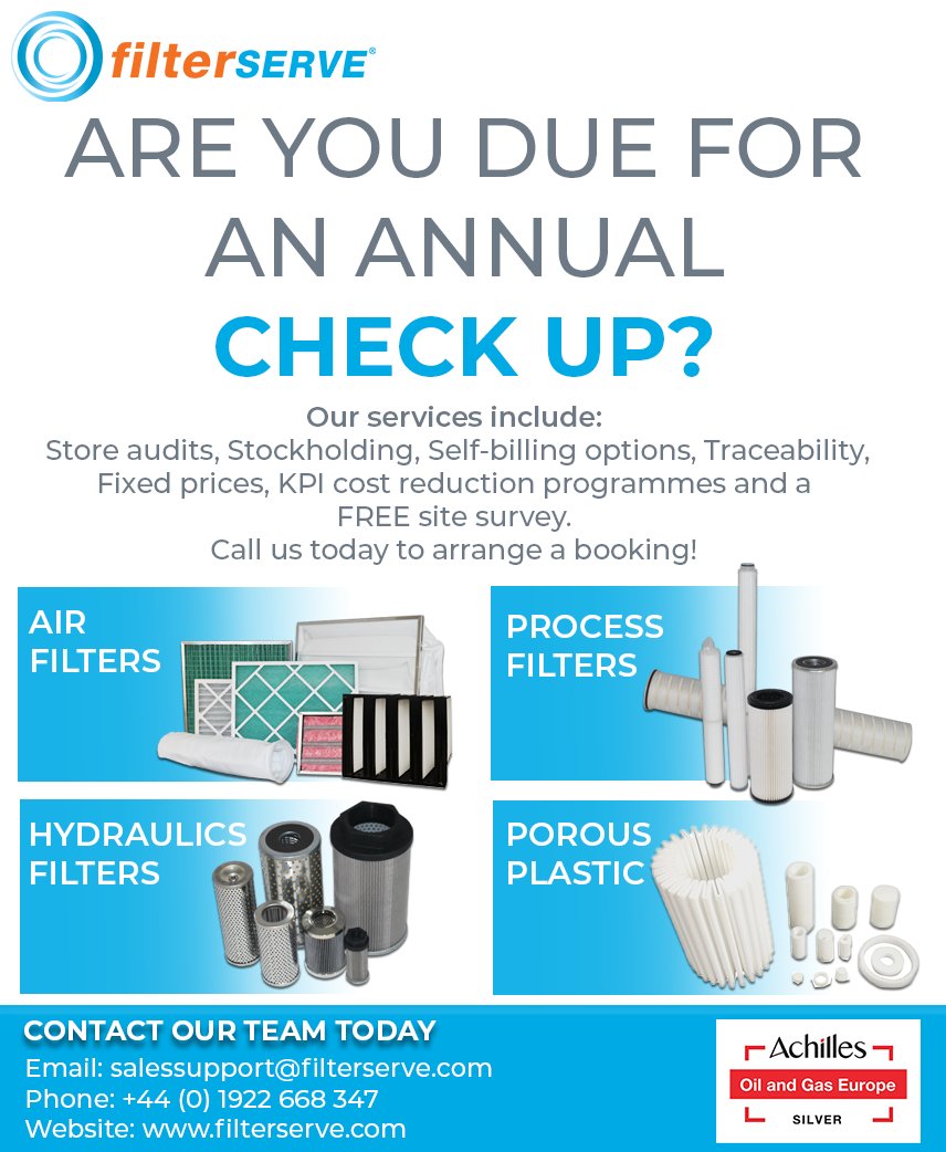filterserve's tweet photo. Are you due for an annual check-up?
Our flexible range of products is from an extensive range of well-recognised manufacturers we represent.
We can help match your requirements, no matter what industry you are from.
Website: https://t.co/XUpK0oxHM9
#filtration #hydraulic #walsall https://t.co/0KUkQC6ZVe