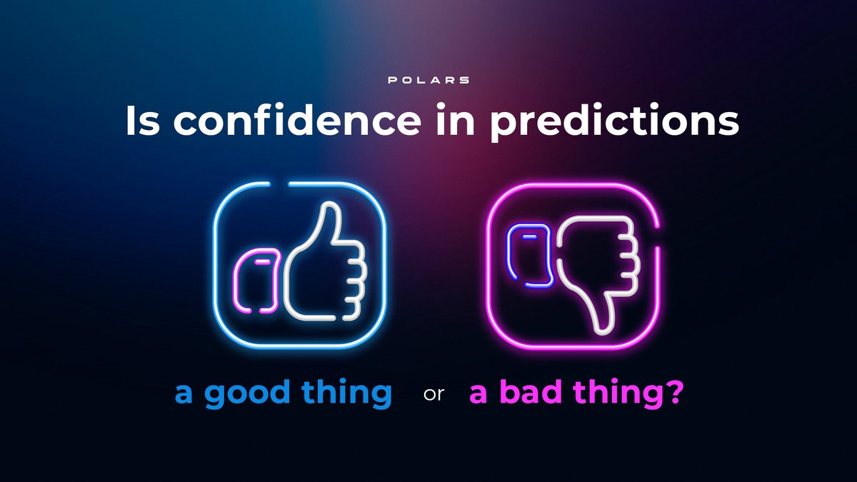 ✅Is confidence in predictions a good thing or a bad thing?

👉👉👉link.medium.com/0OaI8axjDwb