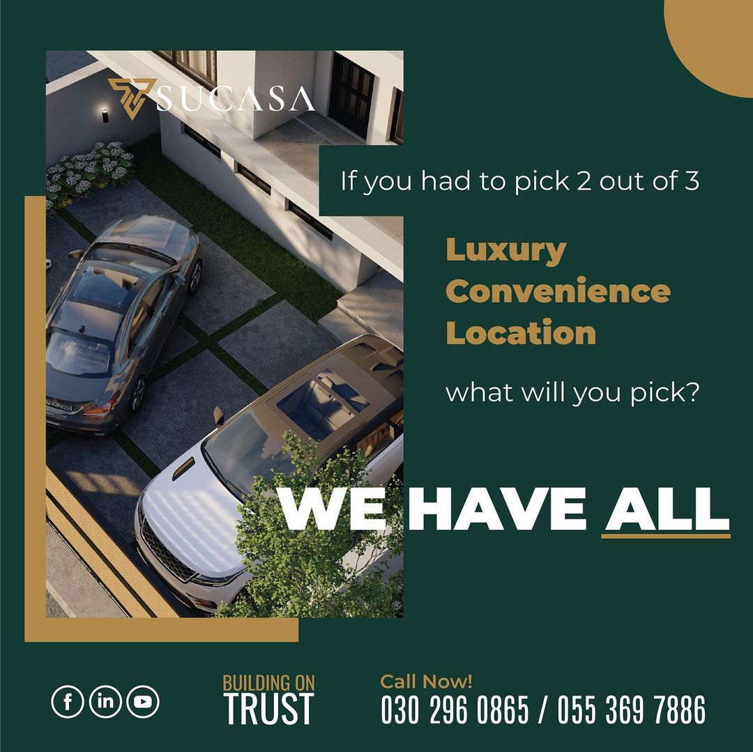 SucasaPropgh's tweet photo. What will you pick?
#Choice #Ghana #LocalBlackStars #realestateinvesting https://t.co/827G6883cP