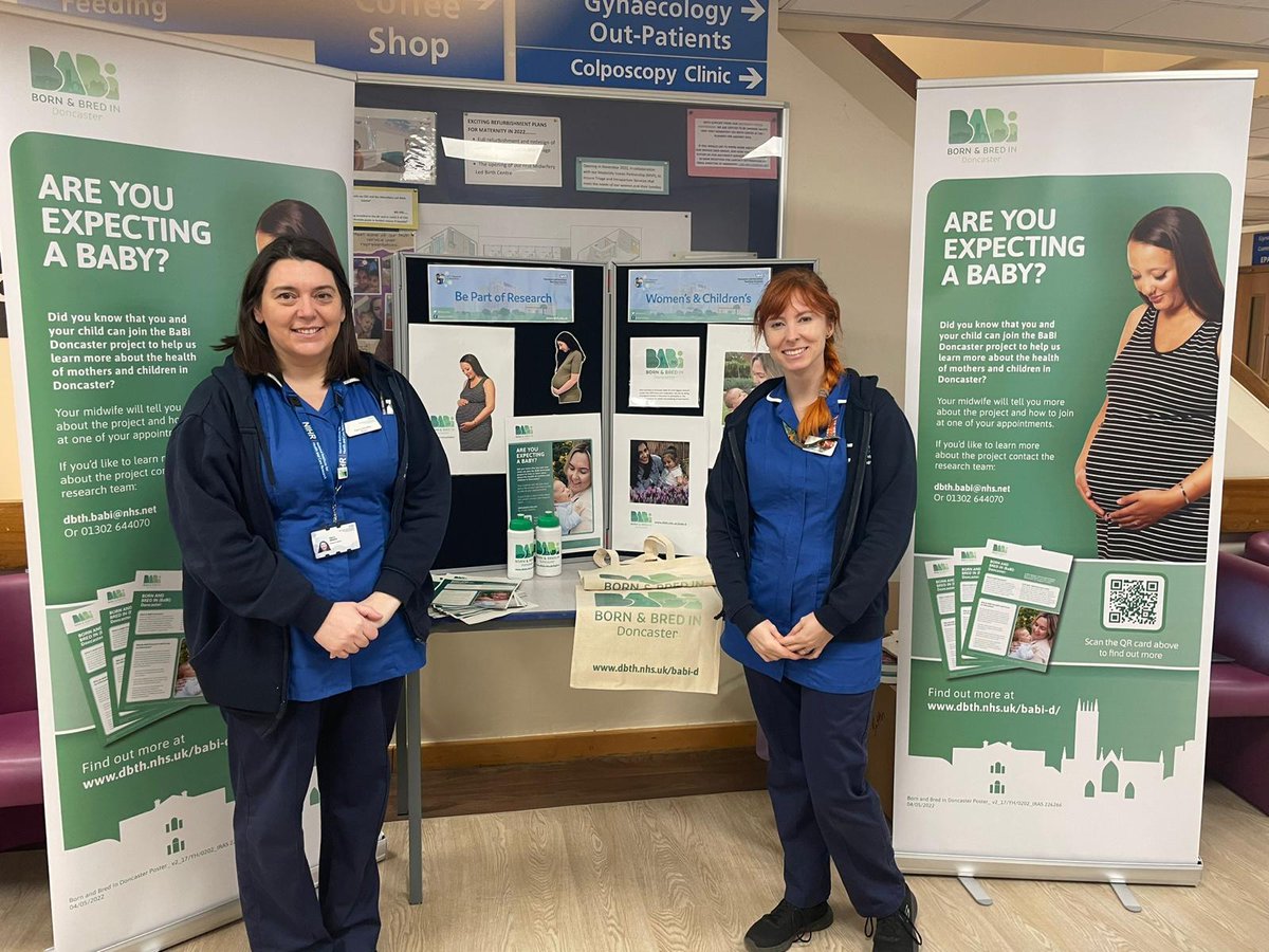 Research4u (@research4u) on Twitter photo Our midwives are at the Women's and Children's Hospital today to promote the BaBi-D project and give information to those attending for antenatal care. Further information: dbth.nhs.uk/babi-d #BaBiDoncaster <a href="/Research4u/">Research4u</a> #BornAndBredIn <a href="/BiBresearch/">Born in Bradford</a> <a href="/DBH_NHSFT/">Doncaster and Bassetlaw Teaching Hospitals</a> <a href="/NIHR_ARC_YH/">NIHR Yorkshire & Humber ARC</a> Our midwives are at the Women's and Children's Hospital today to promote the BaBi-D project and give information to those attending for antenatal care. Further information: dbth.nhs.uk/babi-d #BaBiDoncaster <a href="/Research4u/">Research4u</a> #BornAndBredIn <a href="/BiBresearch/">Born in Bradford</a> <a href="/DBH_NHSFT/">Doncaster and Bassetlaw Teaching Hospitals</a> <a href="/NIHR_ARC_YH/">NIHR Yorkshire & Humber ARC</a>