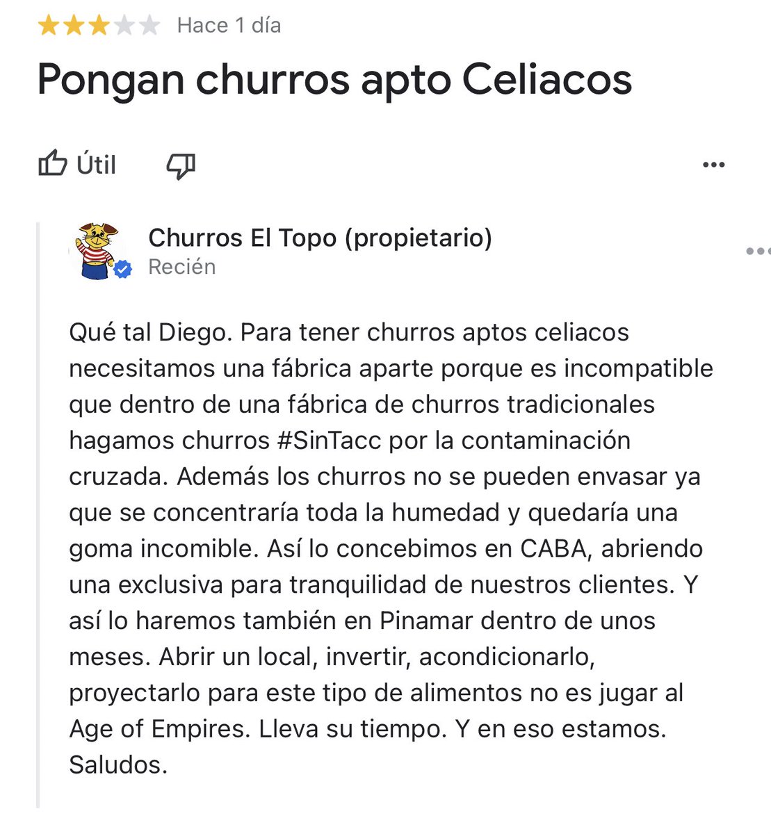 churreriaeltopo's tweet photo. - La mañana del lunes va a arrancar en paz. 
- La mañana del lunes… https://t.co/UPkXbOtbDK