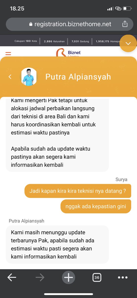 madekesss's tweet photo. Hey @BiznetHome , pelayanan anda sampah. Udah 5 hari wifi mati ga ada teknisi yang dateng sama sekali.
Jawabannya template "kami upayakan percepatannya" BERAAAAKKKKK https://t.co/wTyZ4zZyzG