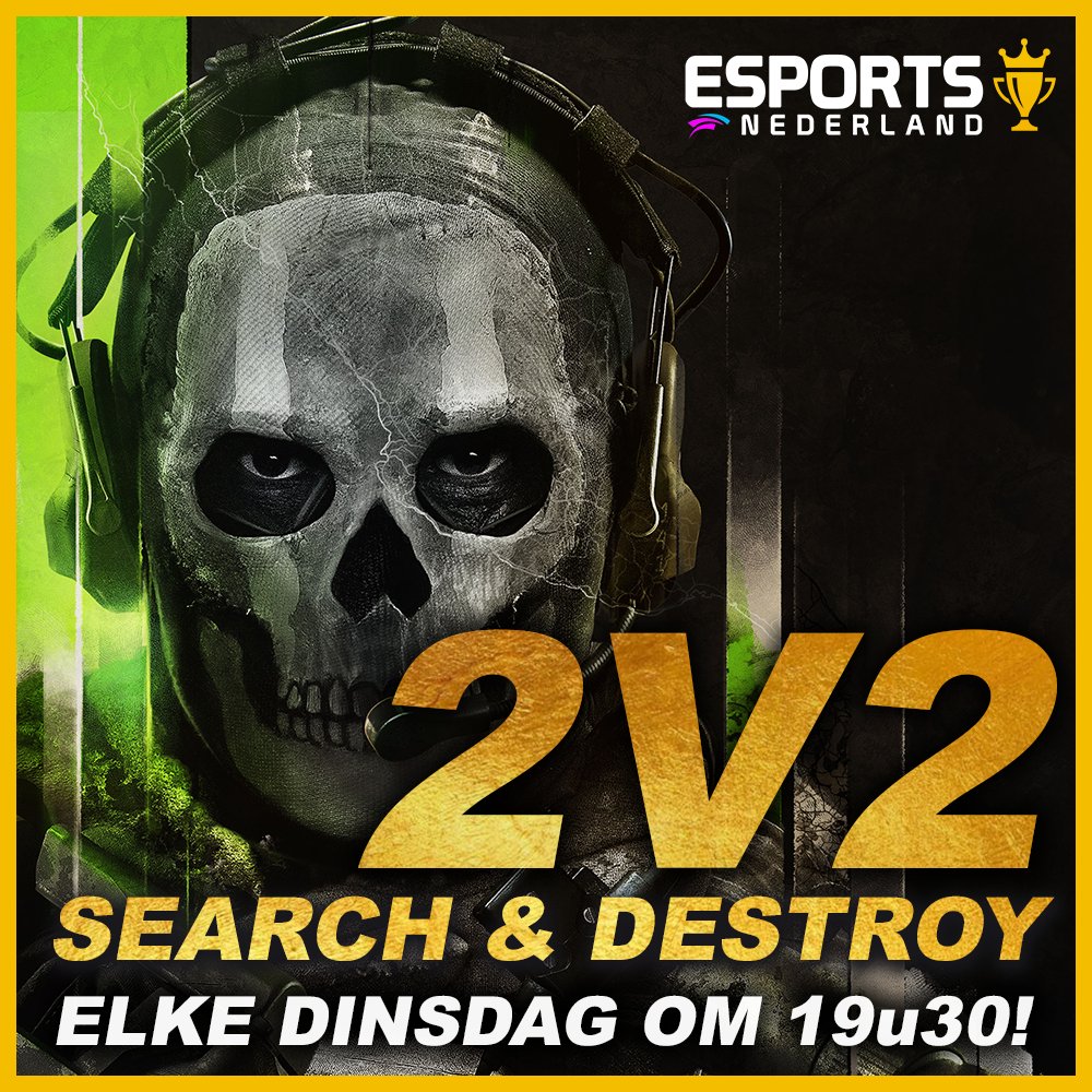 DevoxIQ's tweet photo. Goedemorgen iedereen! 
Morgen staat er weer een MW2 2V2 SND op EsportsNederland! Denken jij en jou buddy kans te maken? Schrijf je dan in via:  https://t.co/uYqEfYaA4m 
Het lijkt ons leuk om de community dicht bij elkaar te brengen door middel van wekelijkse toernooien. https://t.co/S50lEFpJH4
